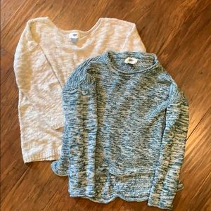 **BOGO**Old navy light sweaters